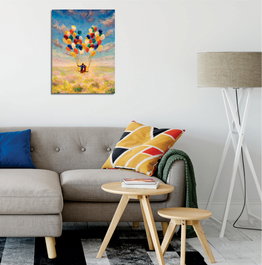 Wallity DC423 Lienzo Decorativo Multicolor 30 x 40 cm